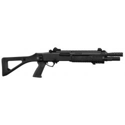 Réplique fusil à pompe FABARM STF12 Compact Gaz-FABARM STF12 Compact noir