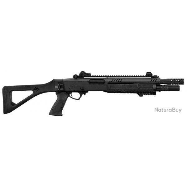 Rplique fusil  pompe FABARM STF12 Compact Gaz-FABARM STF12 Compact noir