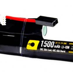 Batterie Nuprol NP Power Li-Ion 1500 mAh 11.1V 20c-Double stick Tamiya