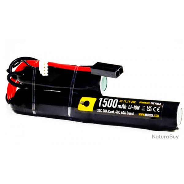 Batterie Nuprol NP Power Li-Ion 1500 mAh 11.1V 20c-Double stick Tamiya