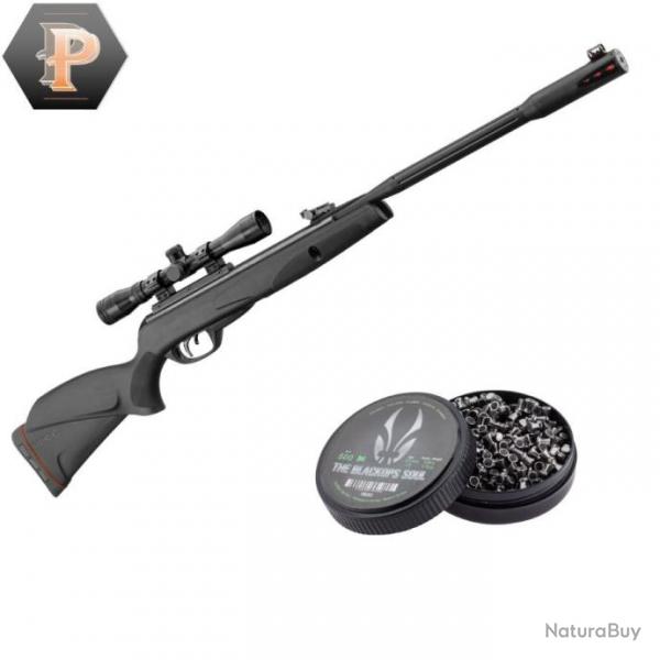 Carabine  plombs Gamo Black Fusion IGT 29 Joules + 4X32 WR + plombs