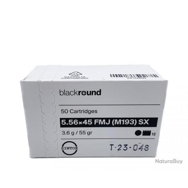 50 Cartouches Blackround 5.56 55gr FMJ (M193)