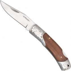 Couteau de poche en bois de padouk