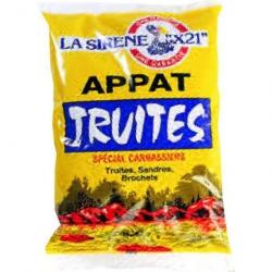 ACTI-AUTAIN-La Sirène X21 - Amorce - Granulés - Truite - 500 g LOT DE 3