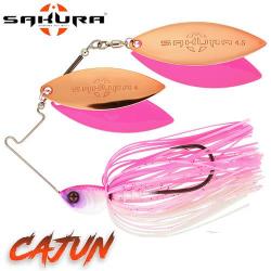 Leurre Cajun Spinnerbait Sakura Dw 1/2 Oz 14g Kicker Pink