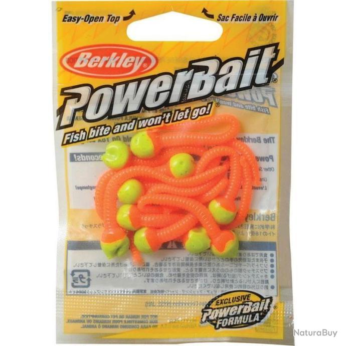 PowerBait Floating Mice Tails Chartreuse Orange 3in, Soft Plastic Lures -   Canada