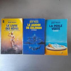Jack Vance 3 livres de science-fiction