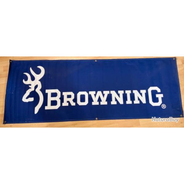 Ancienne Banderole Publicitaire Extrieur BROWNING
