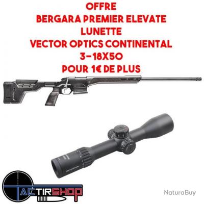 Carabine Bergara PREMIER ELEVATE MDT 308 Win + Lunette Vector ...