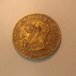 Médaillon Napoléon III à Sedan - satirique.