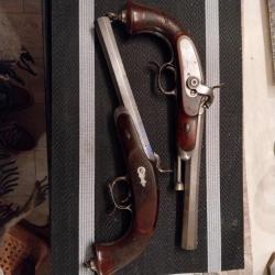 Paire pistolets manufacture de Chatellerault