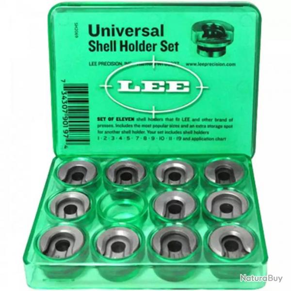 Lee Precision - Kit de 11 Shell Holders (support de douille) R-Type pour presse-Kit de 11 Shell Hold