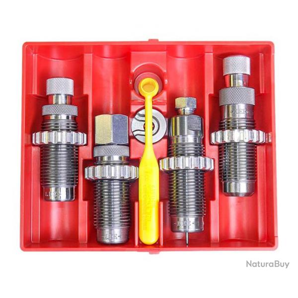 jeux de 4 outils carbure Deluxe pour calibres d'armes de poing - Lee Precision-40 S