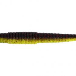 Ned Worm 7Cm 3G 7Pcs Black/Chartreuse