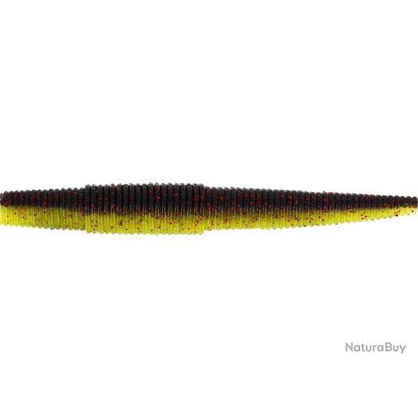 Ned Worm 7Cm 3G 7Pcs Black/Chartreuse