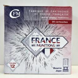 Déstockage ! - Cartouches France Munitions Chasse 32g BJ plomb n°4 - Cal.12/70 x10 boites