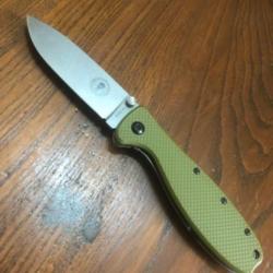 ESEE Knife Zancudo AUS-8 OD-Green-Stonewashed, couteau de poche