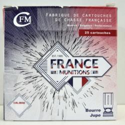 Déstockage ! - Cartouches France Munitions Chasse 28g BJ plomb n°8 - Cal.20/70 x5 boites