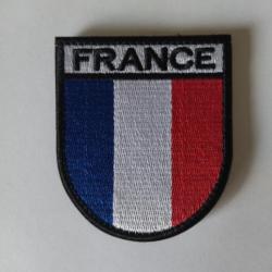 Ecusson/patch France velcro noir