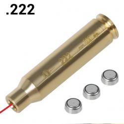 Cartouche laser de réglage calibre 222 Rem