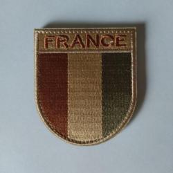 Ecusson/patch France velcro Beige
