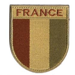 Ecusson/patch - France - Beige/TAN - velcro - Livraison gratuite