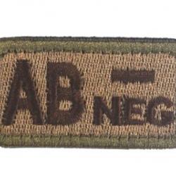 Patch AB- Groupe sanguin AB- Beige velcro - Livraison gratuite