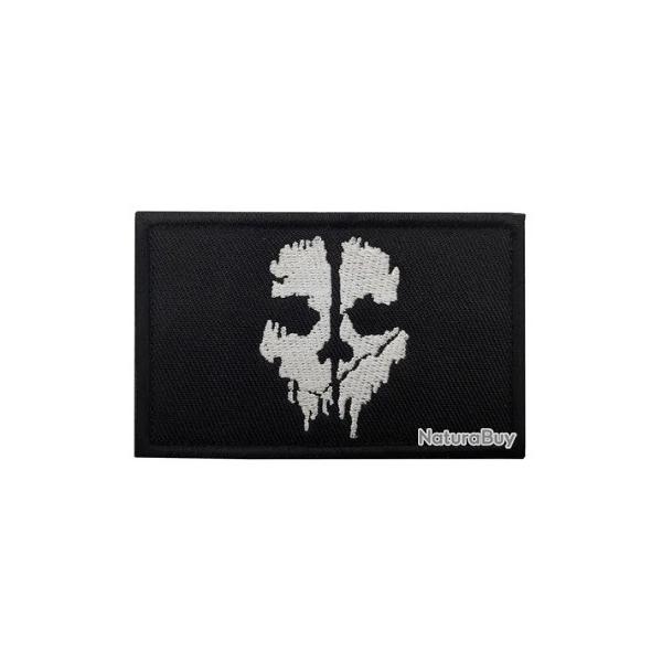 Patch Call of Duty - COD - Noir - velcro - Livraison gratuite