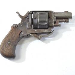 Petit revolver 320 / 7mm, style velodog / bulldog ? Revolver Liégeois ? Belgique ?