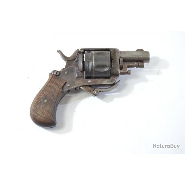 Petit revolver 320 / 7mm, style velodog / bulldog ? Revolver Ligeois ? Belgique ?
