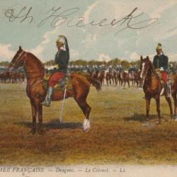 3 cartes postales anciennes - L'armée française n°21, 22 et 32 - Dragons/Cavalerie