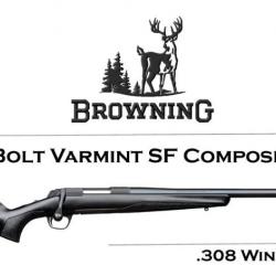 1 euro sans prix de réserve - Browning X-Bolt SF Composite Adjustable Threaded Calibre .308 Win