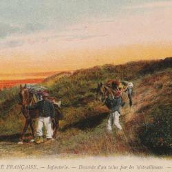 3 cartes postales anciennes - L'armée française n°111, 113 et 115 - Infanterie