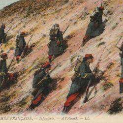3 cartes postales anciennes - L'armée française n°107, 110 et 112 - Infanterie