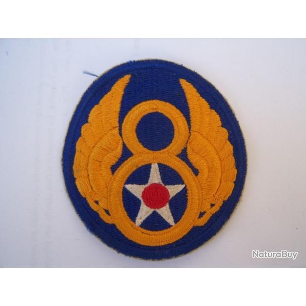 1 Insigne  US  8th Air Force  100% originale :  Patch USA  VERLORD  jour J