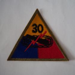 Insigne tissu US 30nd Armored Division  x