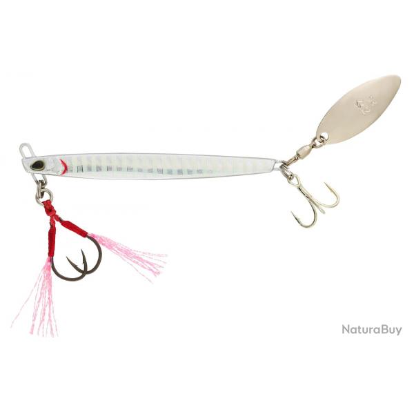 Jig Mtallique Daiwa Samura Spin Jig 50g 50g Zebra Glow