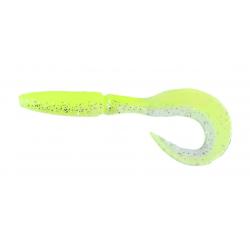 Kvc Monté Leurre 4,5" 7Gr Powerline Jaune Fluo Ventre Paillete