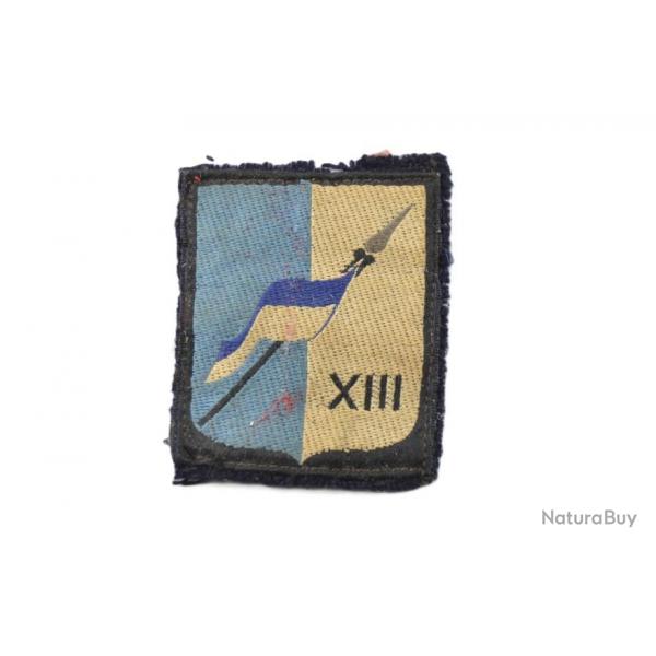 Ancien insigne de bras patch 13e Brigade mcanise. Indochine / Algrie