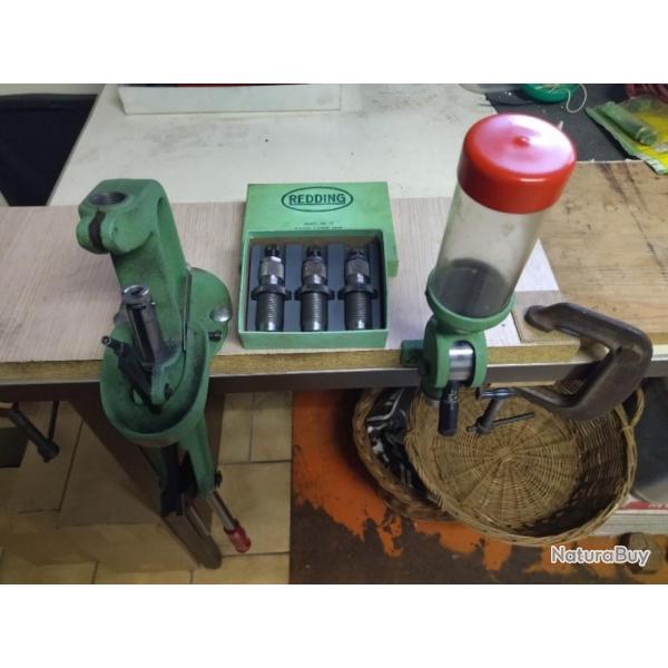 Matriel de rechargement REDDING (38-357) : outils,presse,doseuse,shell holder