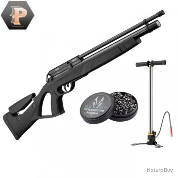 Carabine  plombs GAMO COYOTE PCP. Cal 5,5 mm + pompe + plombs