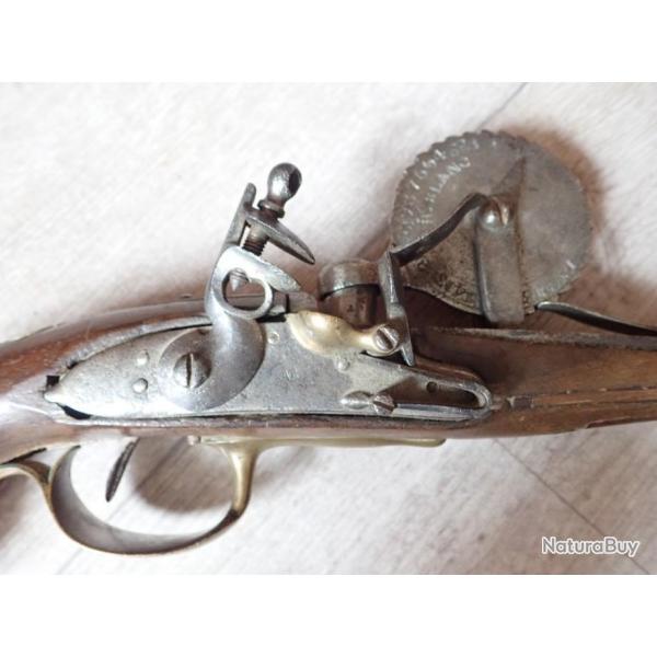 Pistolet prouvette  silex sign H. BLANC. Testeur poudre