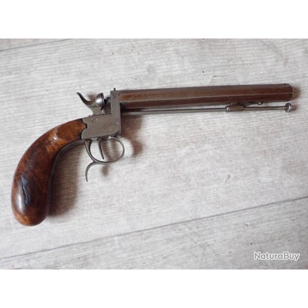 Pistolet  coffre belge - 6 mm - Poinon de Lige