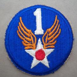 Insigne  1ère Air Force  USSAF 2 GM 100% originale  Patch USA   x