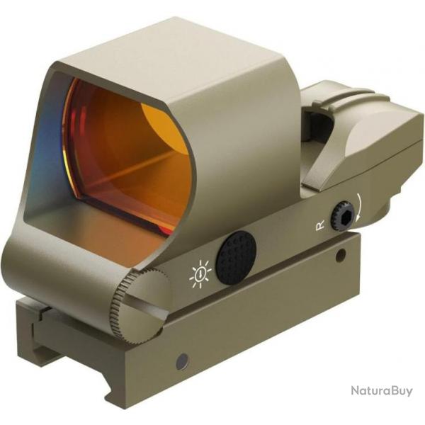RS-30 Viseur Point Rouge Vert HD Tactique Viser Airsoft vis Holographique Picatinny 20 mm/22 mm