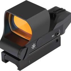 RS-30 Viseur Point Rouge Vert HD Tactique Viser Airsoft vis Holographique Picatinny 20 mm/22 mm Noir