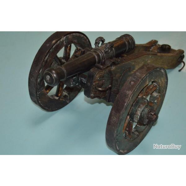 BELLE MAQUETTE DE CANON PRINCIER MODELE REDUIT poque LOUIS XIV - FRANCE fin XVII dbut XVIII Regl
