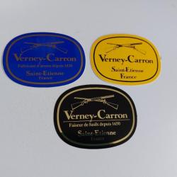 VEND 3 AUTOCOLLANTS VERNEY CARRON .