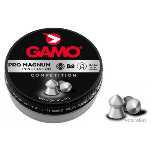 PLOMBS PRO MAGNUM TTE POINTUE CAL. 4,5 MM x250