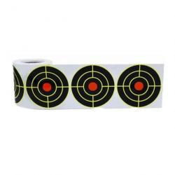 3 Rouleaux 600 cibles réactives  autocollante - Cible jaune ou rouge